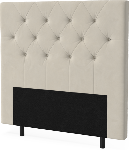 New York pikerad - Sänggavel, 90-210 cm - Beige