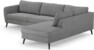 County - 2,5-sits soffa med divan höger - Grå