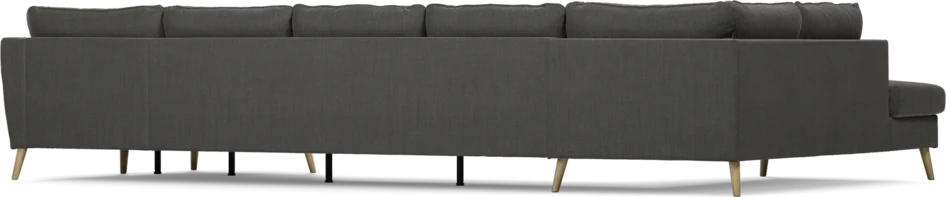 County - 4-sits soffa med divan vänster och schäslong höger - Grå