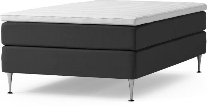 Roma Family, Kontinentalsäng, enkelsäng med bäddmadrass och sängben, B 105-140