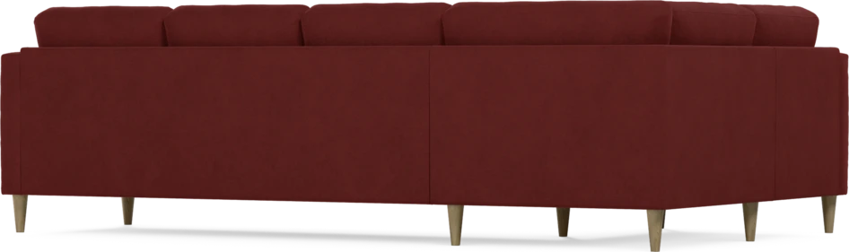 Eden - Hörnsoffa, 1+3-sits - Röd