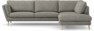Madison Lux - 3-sits soffa med divan höger - Vit