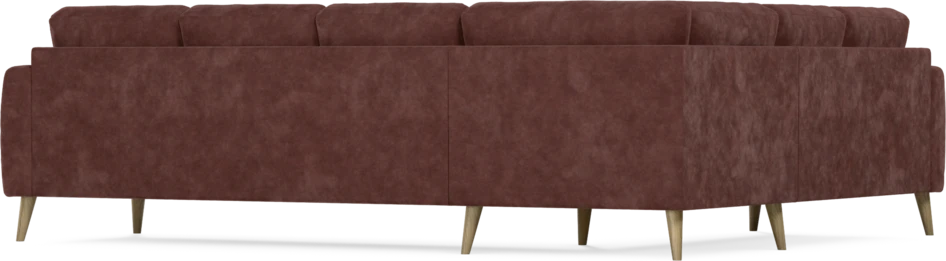 Eden - Hörnsoffa, 2+3-sits - Röd