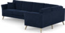 Eden - Hörnsoffa 3+1 - Blå