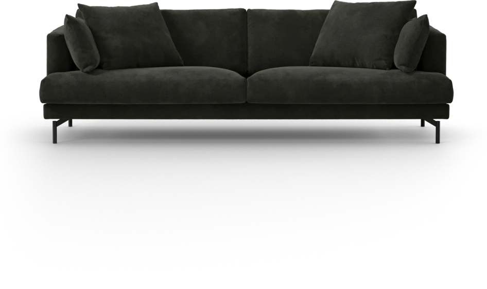 Harper - 4-sits soffa - Svart