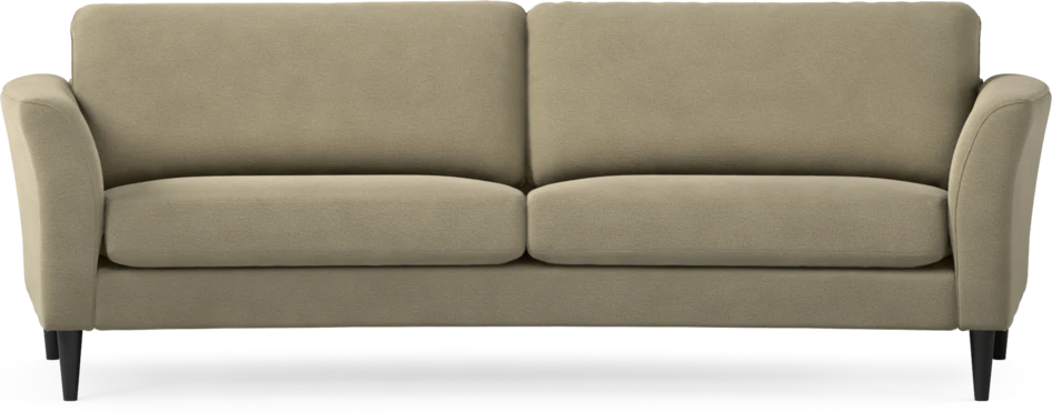 Bridge - 3-sits soffa svängd - Beige