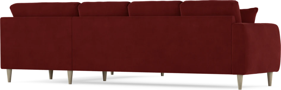 Eden - Hörnsoffa, 3+2-sits - Röd