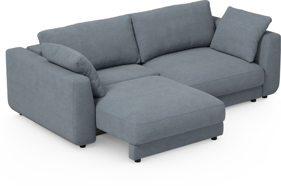 Amie - Bäddsoffa 3-sits - Blå
