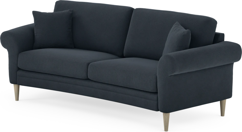 Eden - 2,5-sits soffa svängd - Blå