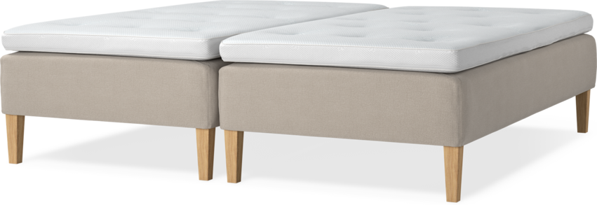 Delux Sense - Ramsäng, dubbelsäng med bäddmadrass