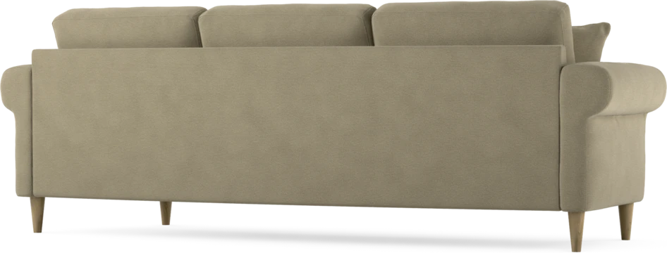 Eden - 3-sits soffa svängd - Beige