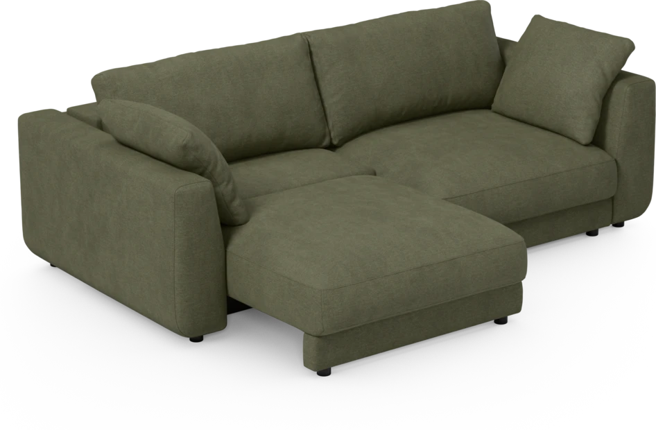 Amie - Bäddsoffa 3-sits - Grön