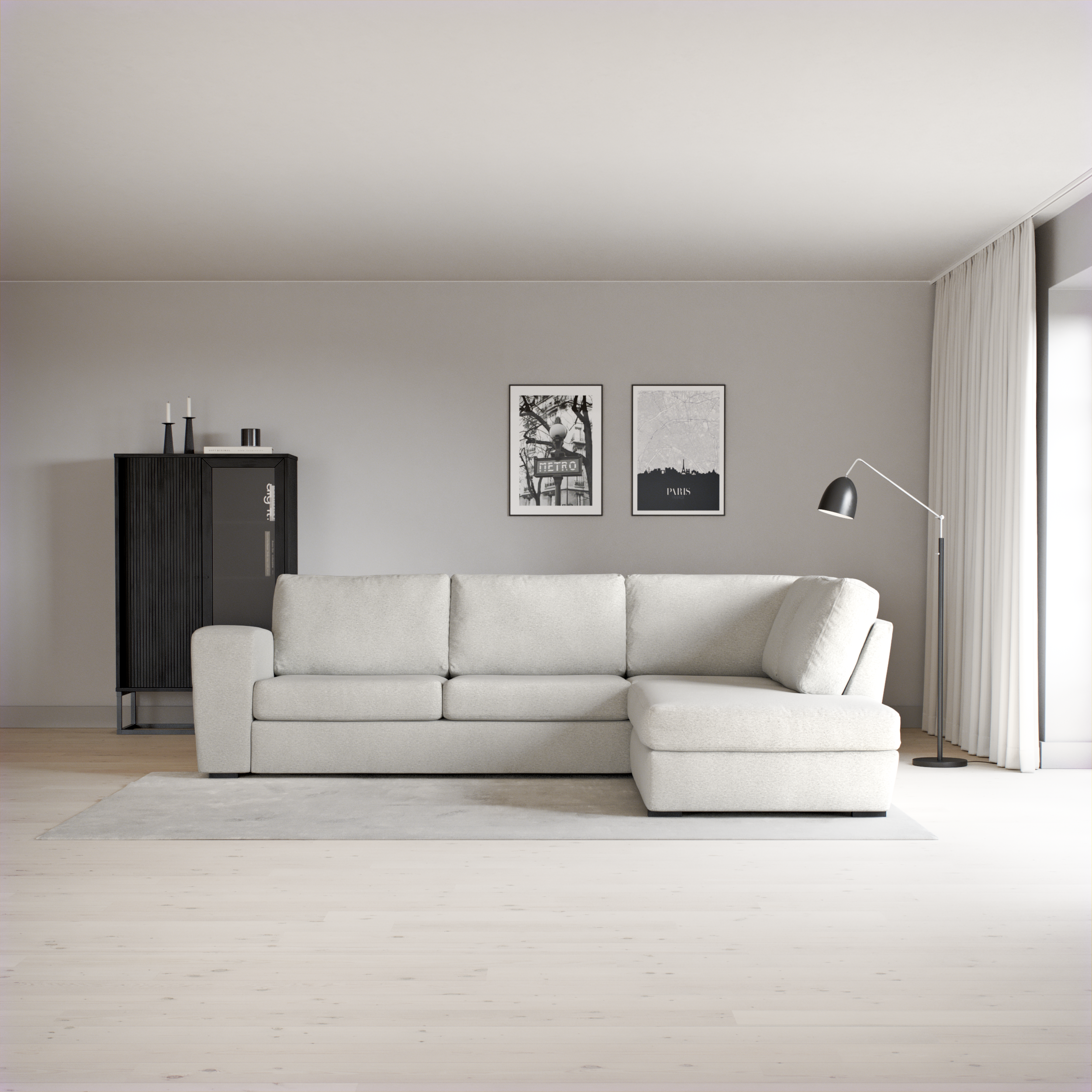 Friday - 2,5-sits soffa med divan höger - inspiration