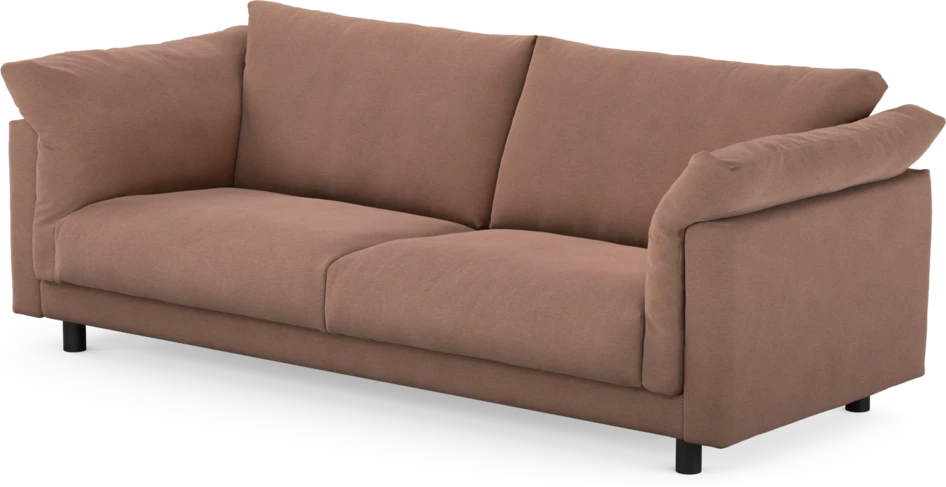 Cherrie - 3-sits soffa, fast klädsel - Rosa