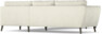 Madison Lux - Hörnsoffa med schäslong höger - Vit