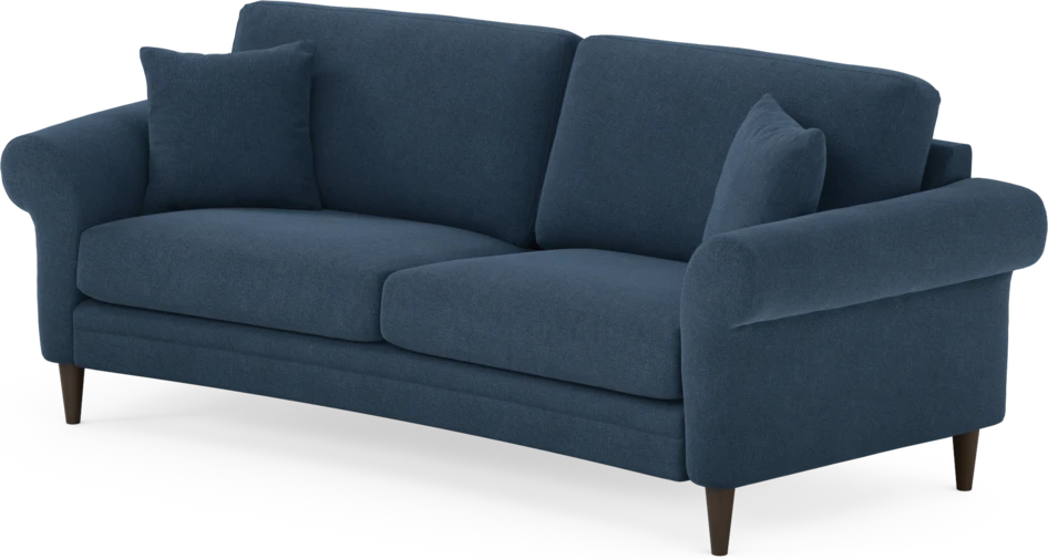 Eden - 2,5-sits soffa svängd - Blå