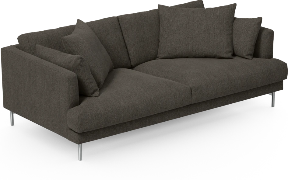 Harper - 3-sits soffa - Brun