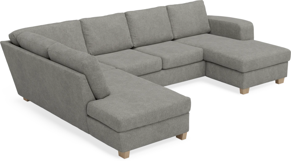 Friday - 3-sits soffa med divan vänster och schäslong höger - Grå
