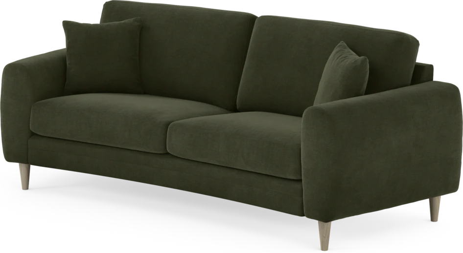Eden - 2,5-sits soffa svängd - Grön