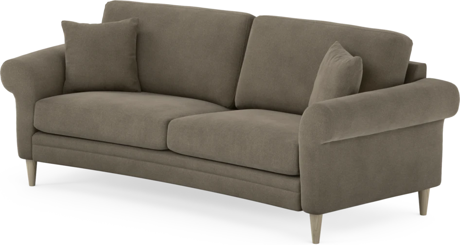 Eden - 2,5-sits soffa svängd - Beige
