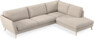Madison Lux - 3-sits soffa med divan höger - Vit