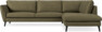 Madison Lux - 3-sits soffa med divan höger - Brun