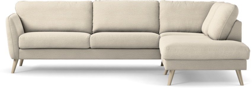 Bridge - 3-sits soffa med divan höger - Beige