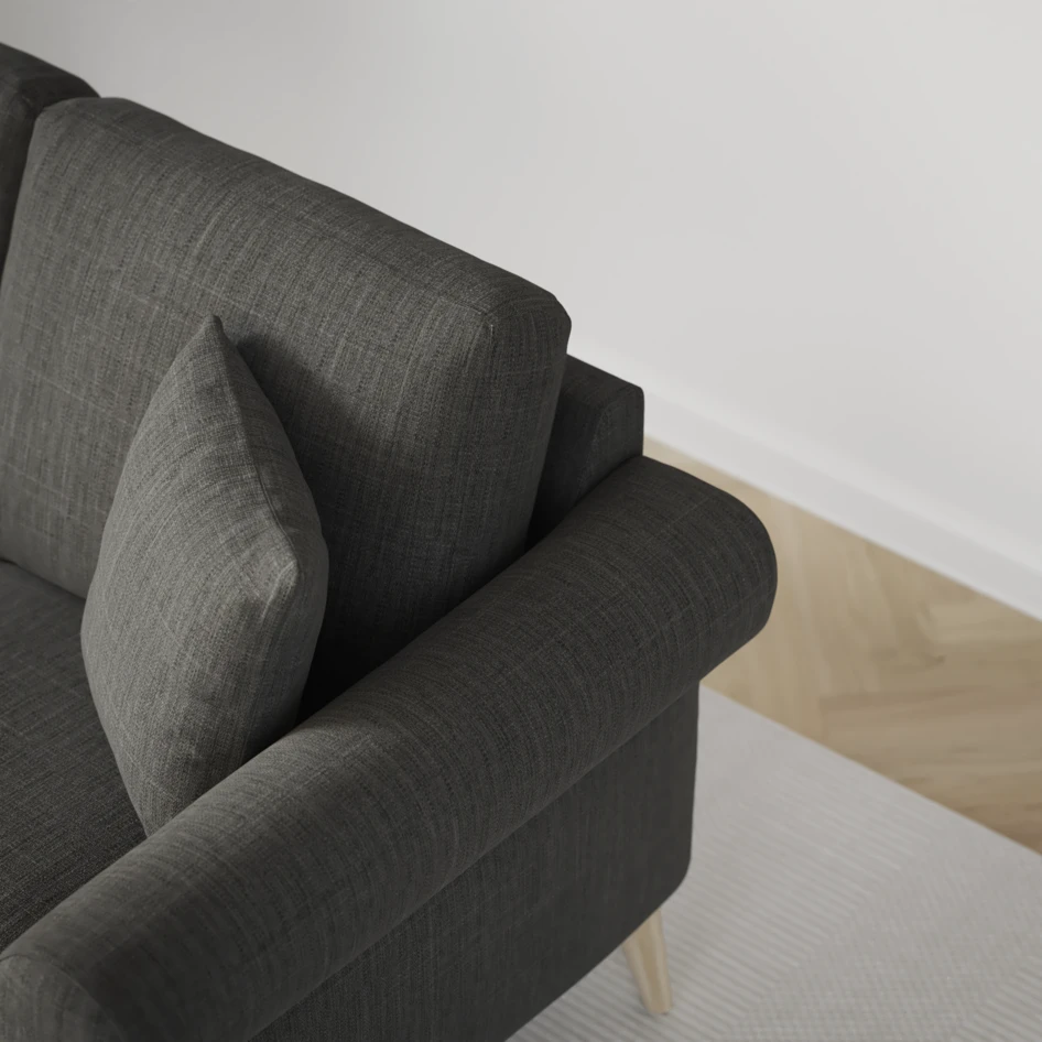 Eden - 3-sits soffa - Grå