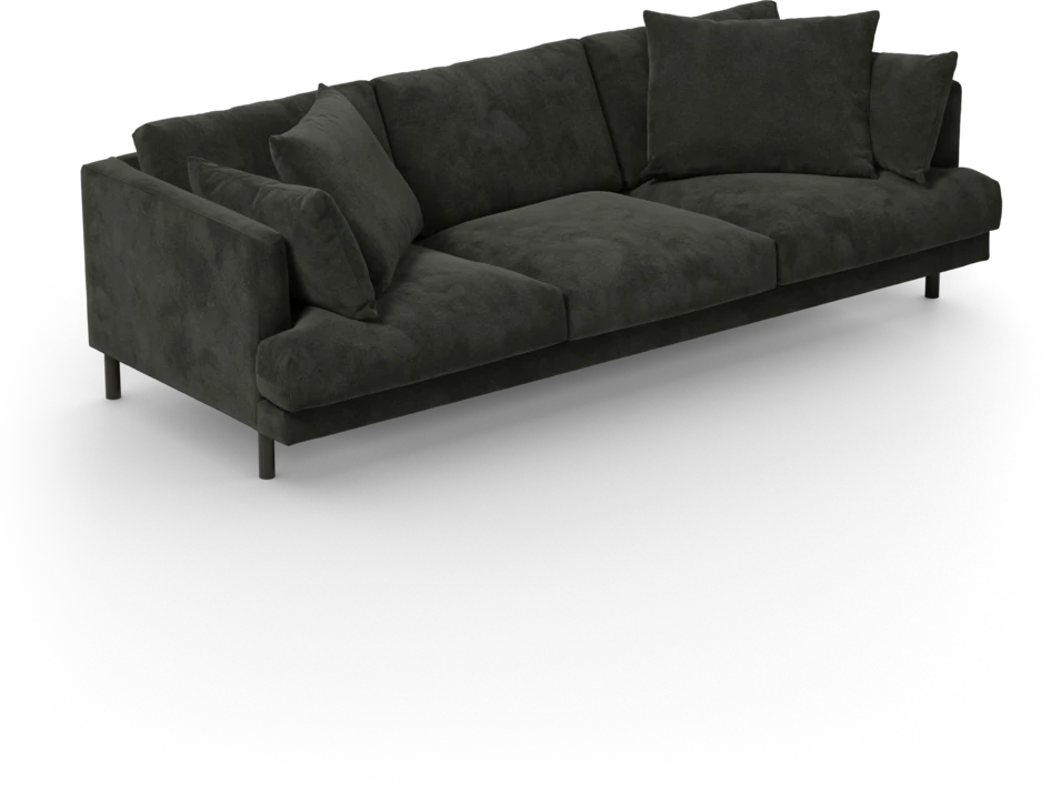 Harper - 4-sits soffa - Svart
