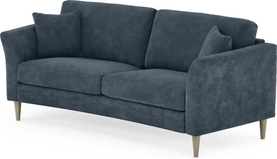 Eden - 2,5-sits soffa svängd - Blå