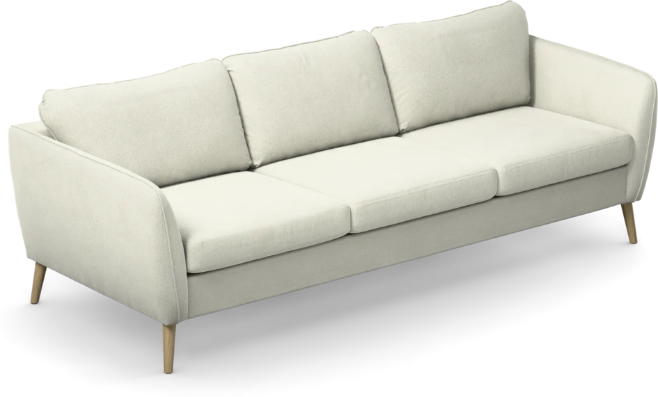 County - 3-sits soffa - Vit