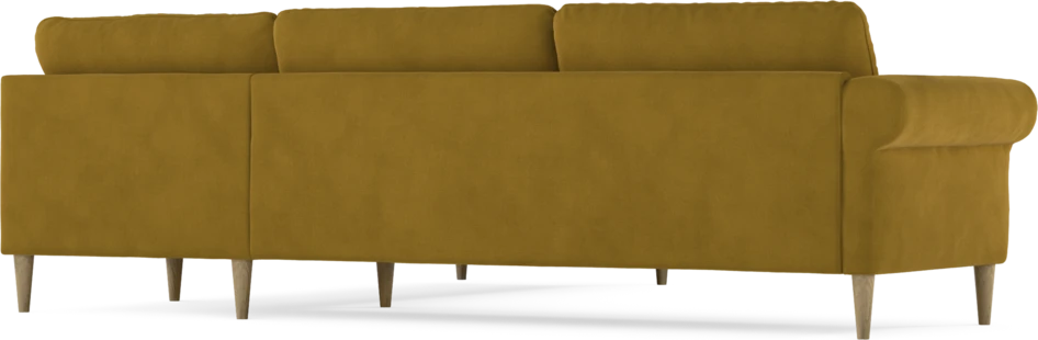 Bridge - Hörnsoffa, 3+2-sits - Gul