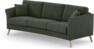 Eden - 3-sits soffa svängd - Grön