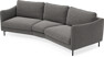 Madison - 3-sits soffa svängd, 90 cm - Brun