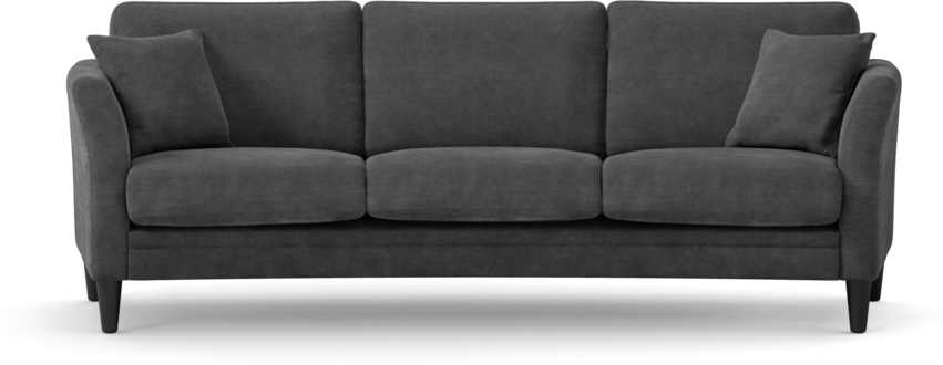 Eden - 3-sits soffa svängd - Grå