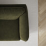 Madison Lux - 2-sits soffa med schäslong vänster - Grön