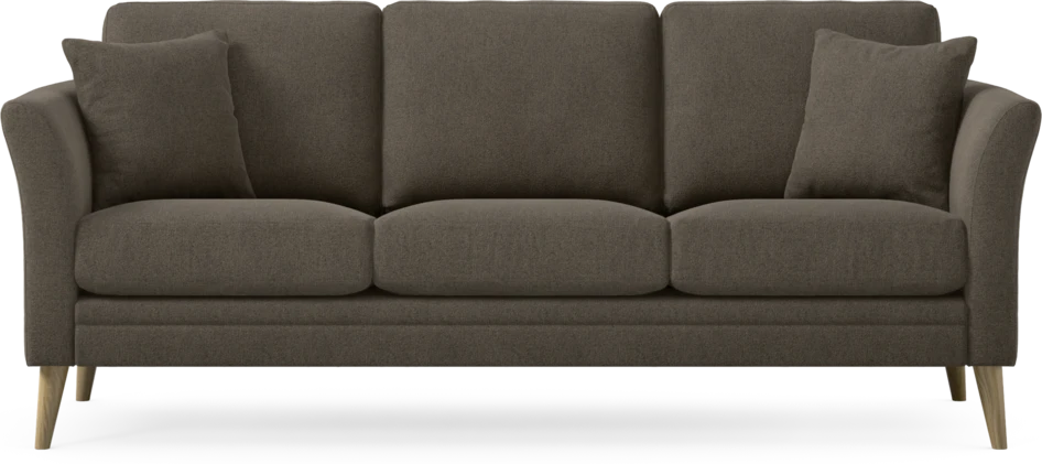 Eden - 3-sits soffa - Brun