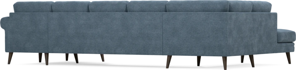 Eden - 3-sits soffa med divan vänster och schäslong höger - Blå