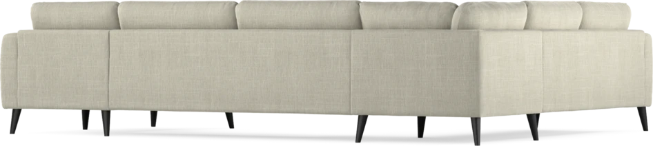 Bridge - Hörnsoffa, 2+3-sits med schäslong höger - Beige