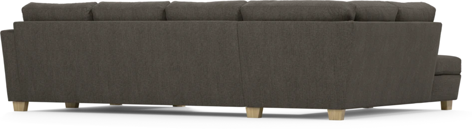 Friday - 3-sits soffa med divan vänster och schäslong höger - Brun