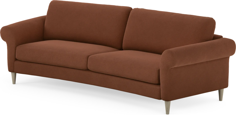 Bridge - 3-sits soffa svängd - Orange