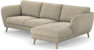 Madison - 2-sits soffa med schäslong höger - Beige