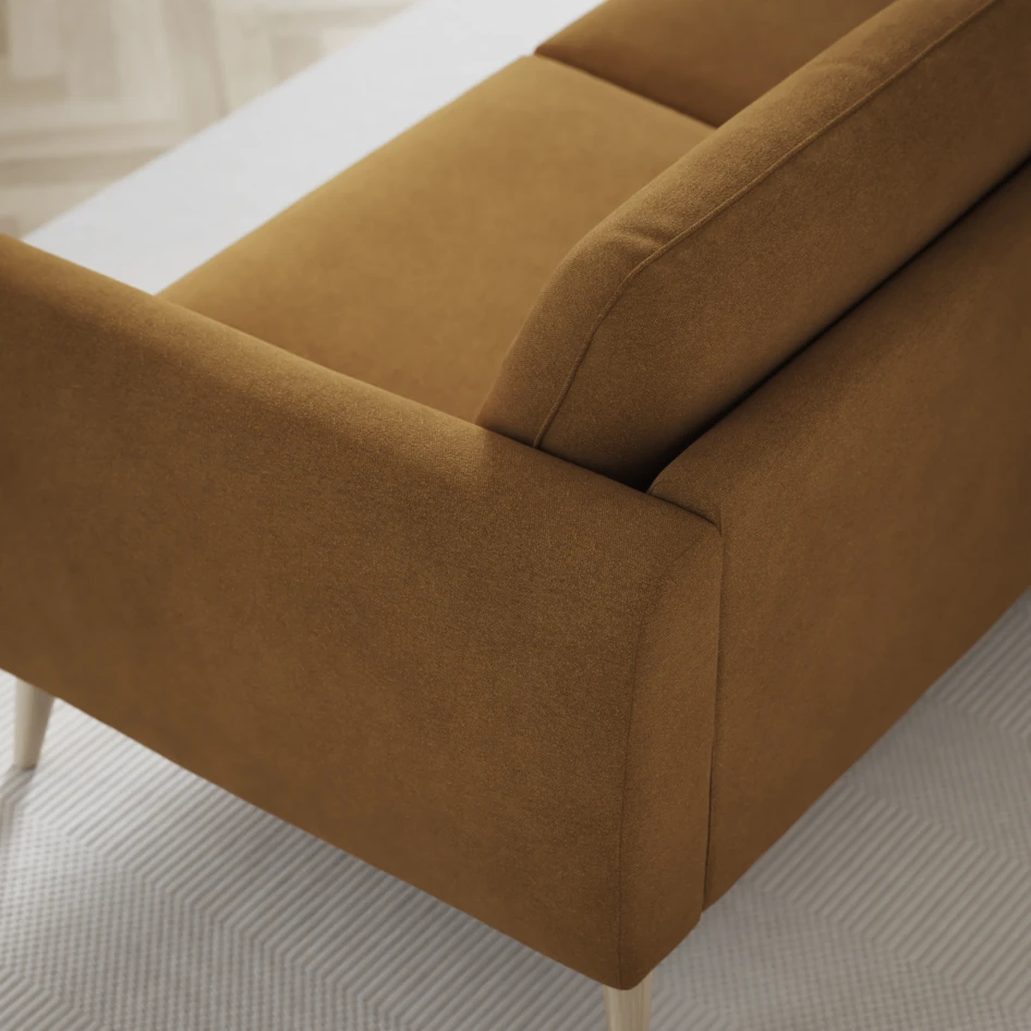 Bridge - 2-sits soffa - Gul