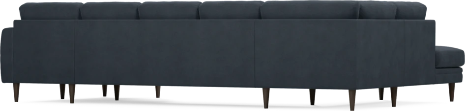 Eden - 3-sits soffa med divan vänster och schäslong höger - Blå
