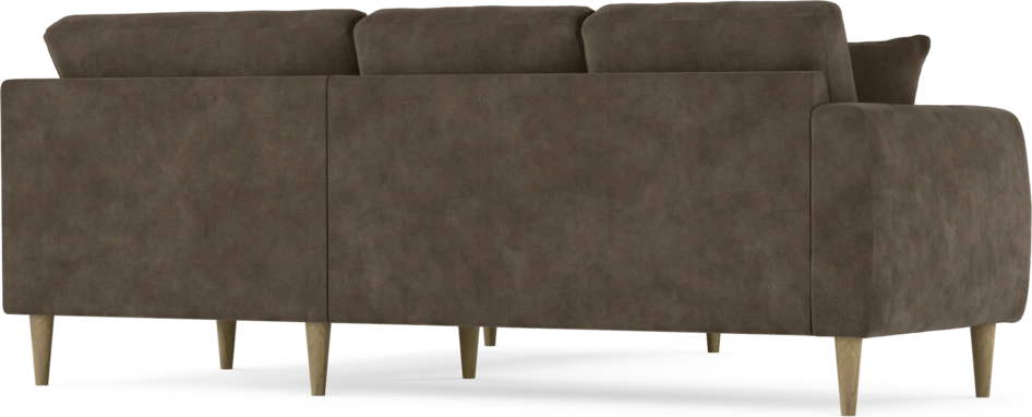 Eden - Hörnsoffa, 2+2-sits - Brun