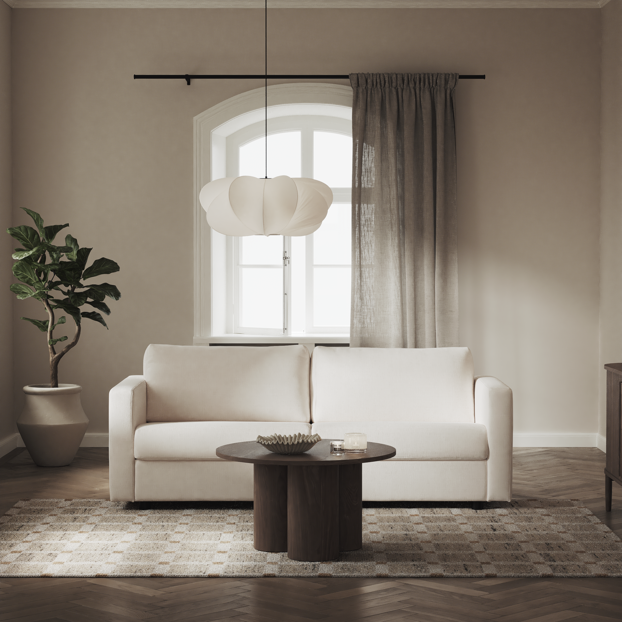 Lindö - Bäddsoffa 3-sits  - inspiration