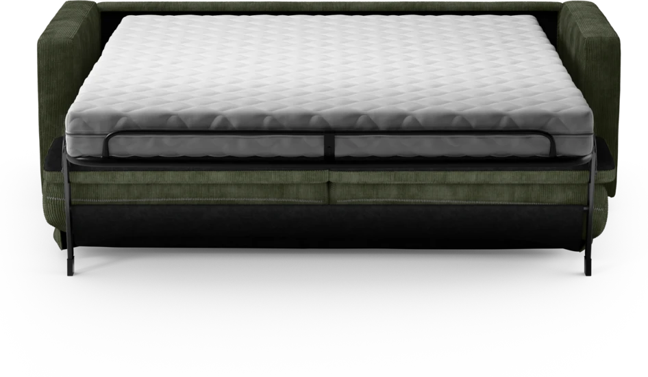 Lindö - Bäddsoffa 3-sits  - Grön