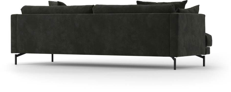 Harper - 4-sits soffa - Svart