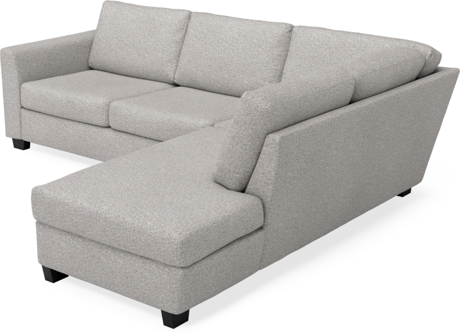 Friday - 2,5-sits soffa med divan höger - Vit