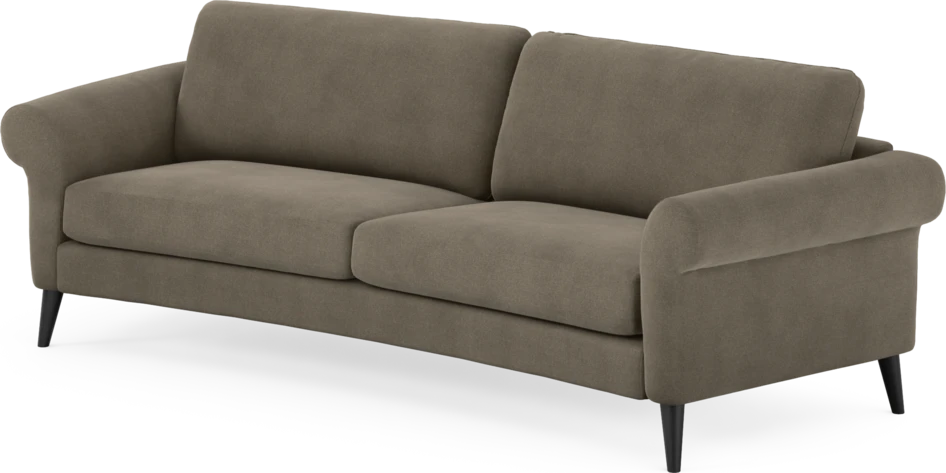 Bridge - 3-sits soffa svängd - Beige